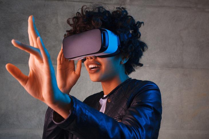 Gafas para experiencias de realidad virtual