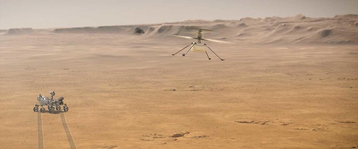 misiones a Marte, el dron de Perseverance