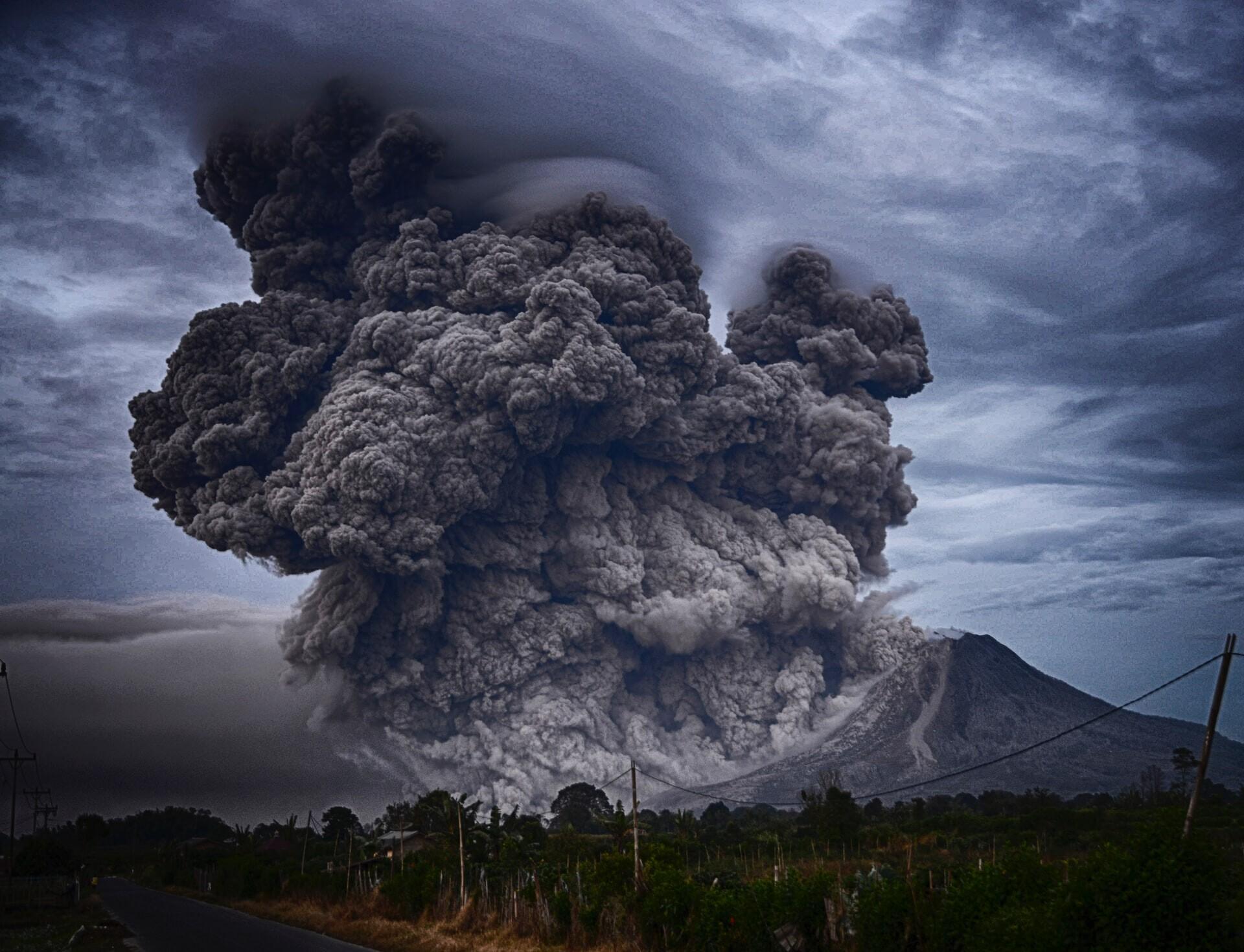 simular los efectos de las erupciones volcánicas