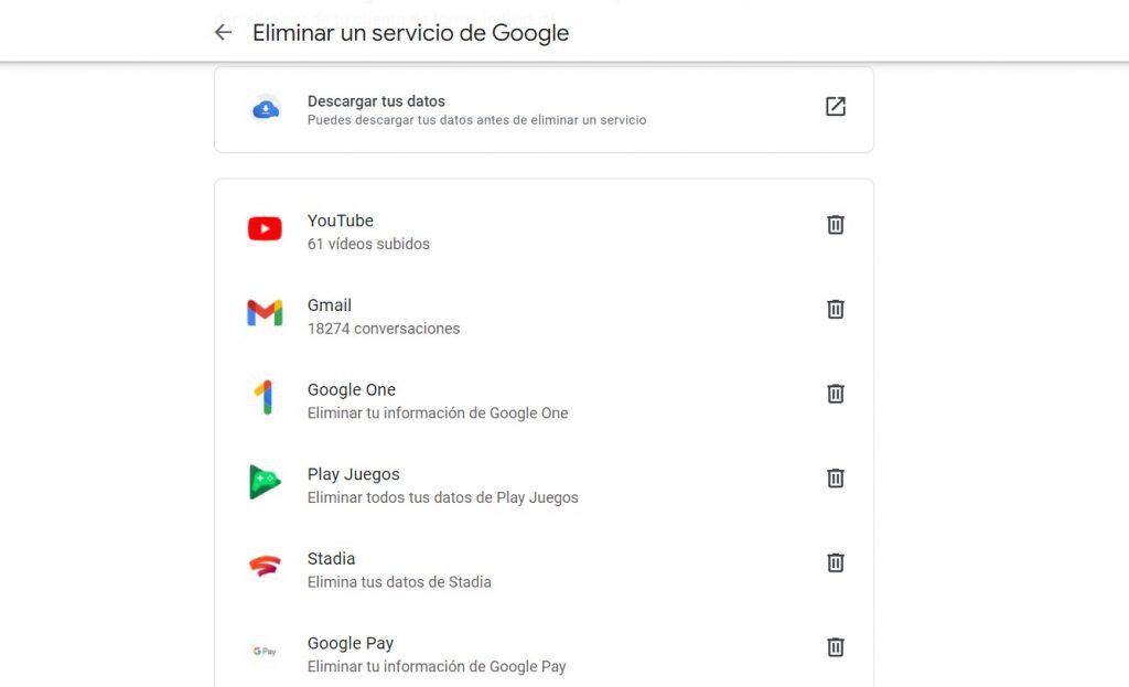 Cómo eliminar una cuenta de Gmail de Google