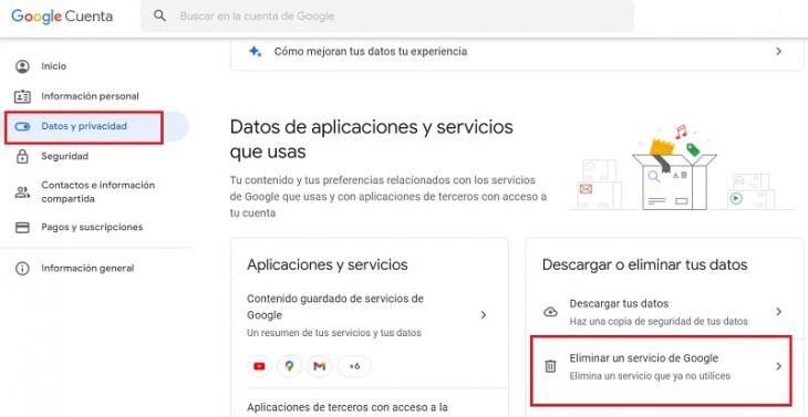 Cómo eliminar una cuenta de Gmail de Google