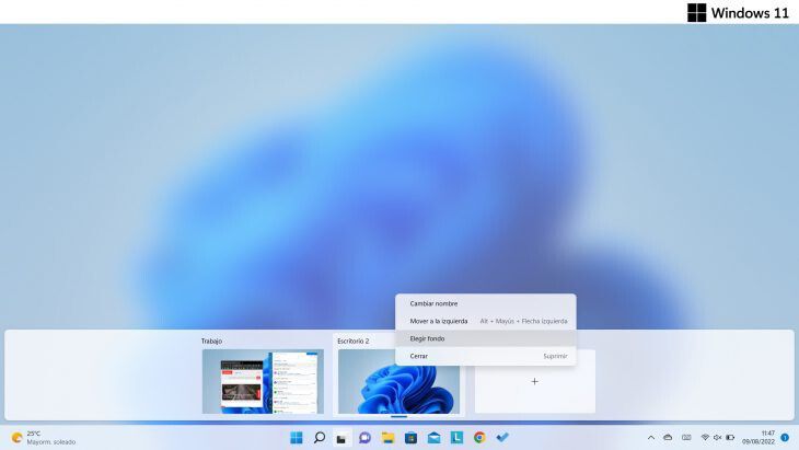 Cómo crear escritorios virtuales con Microsoft Windows 11
