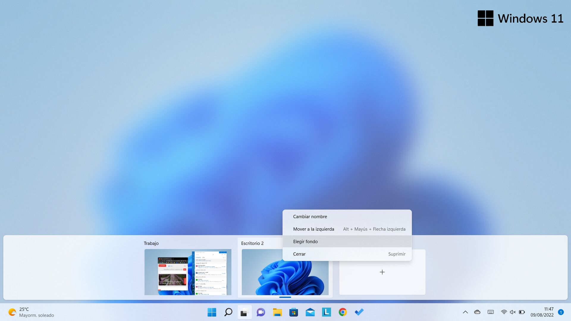 Configuración y uso de Escritorios Virtuales en Windows 11: cómo ...