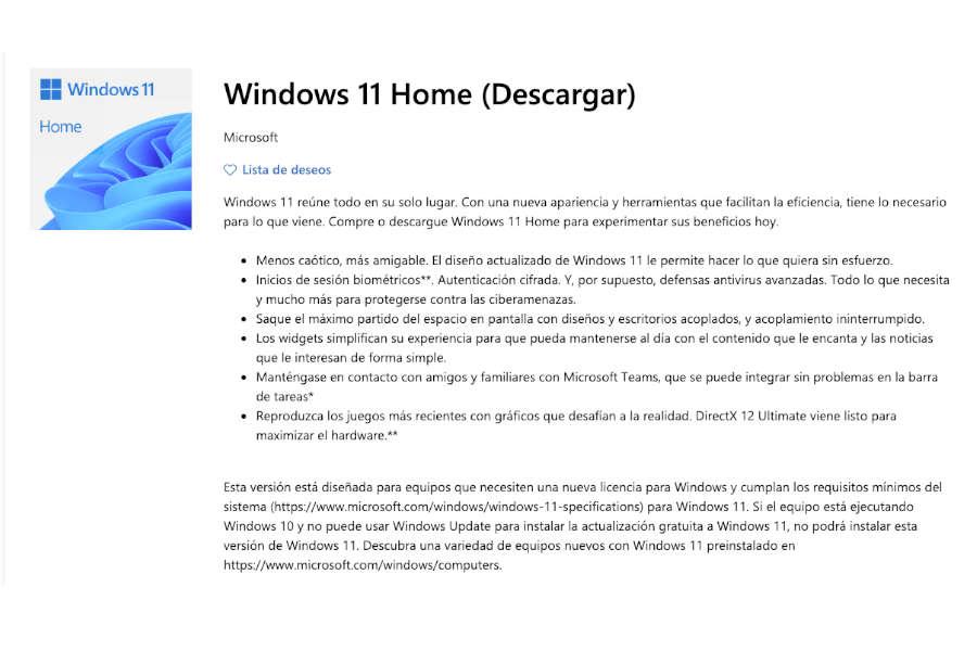 Descargar licencia Windows 11 legal