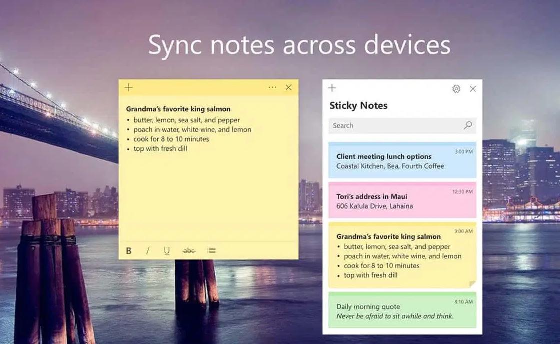 Microsoft Sticky Notes