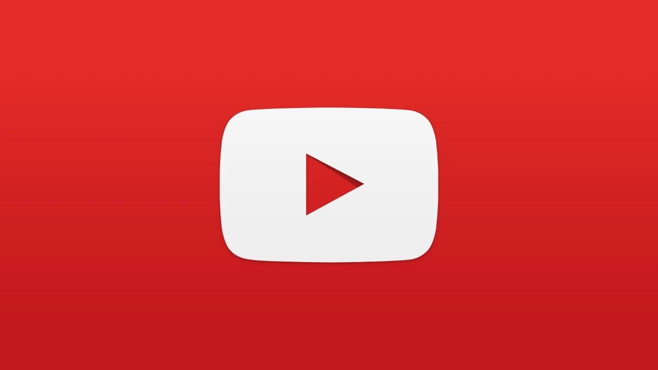youtube logo fondo rojo