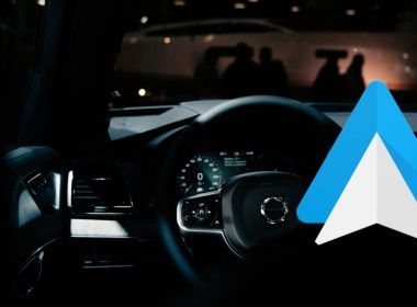 imagen de una pantalla con android auto