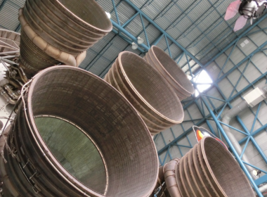 motor de un cohete espacial