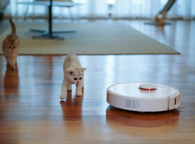 Imagen de un robot aspirador