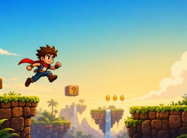 imagen de un juego d plataformas