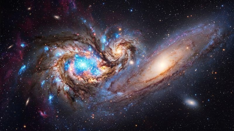 Colision entre Galaxias