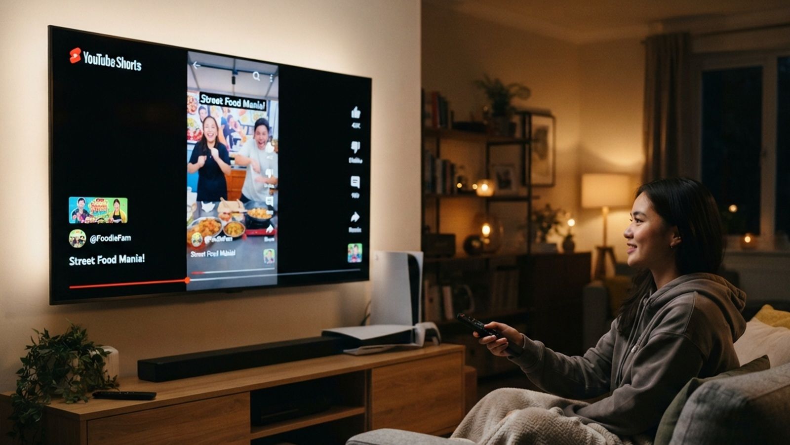 Youtube shorts en la tele