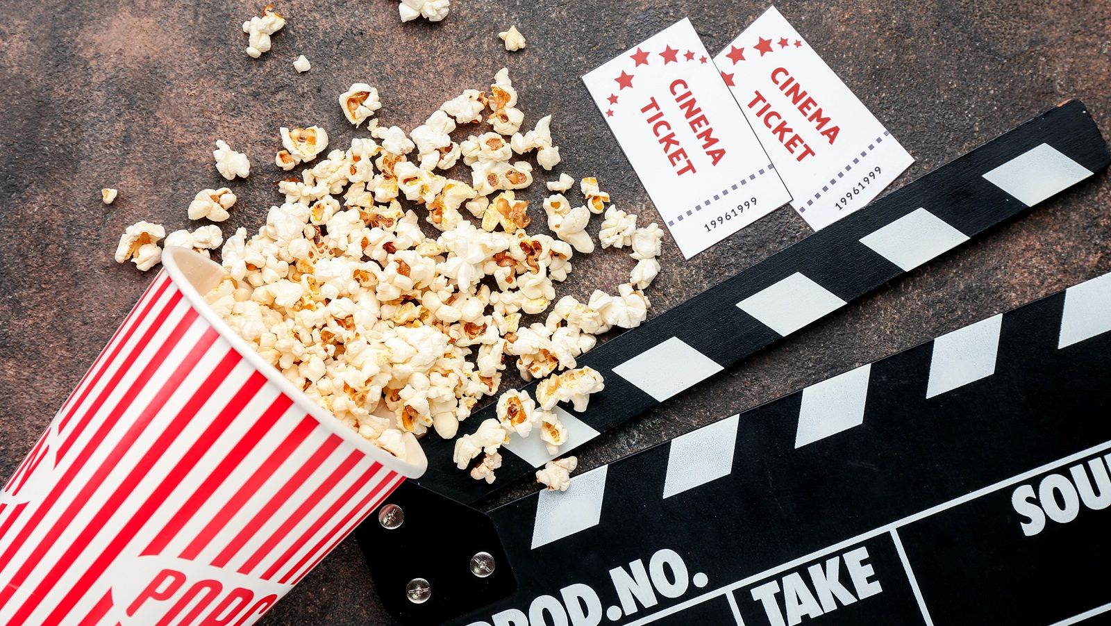 Palomitas de maíz, entradas de cine