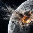 impacto en la luna