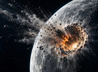 impacto en la luna