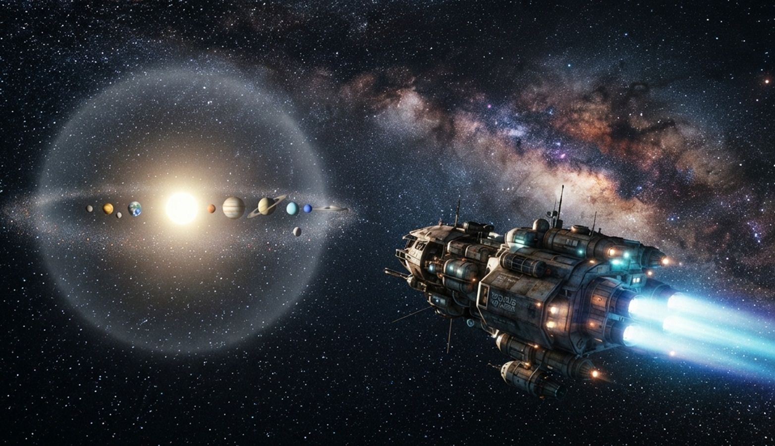 nave sistema solar