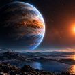 planeta extrasolar con estrella