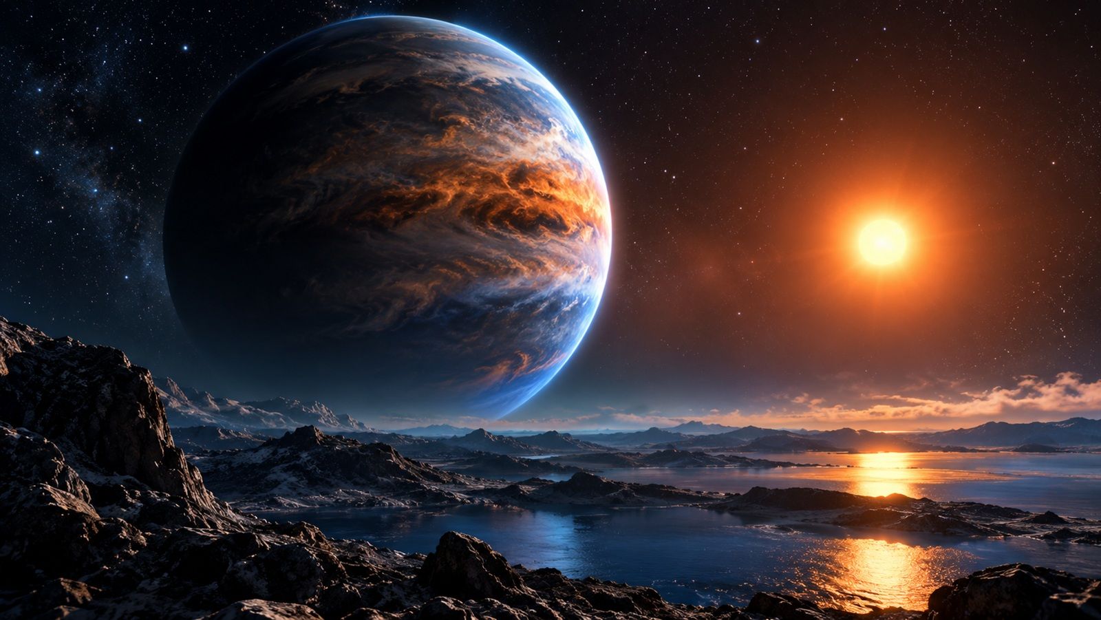 planeta extrasolar con estrella