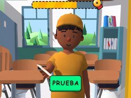 Alumno en clase juego