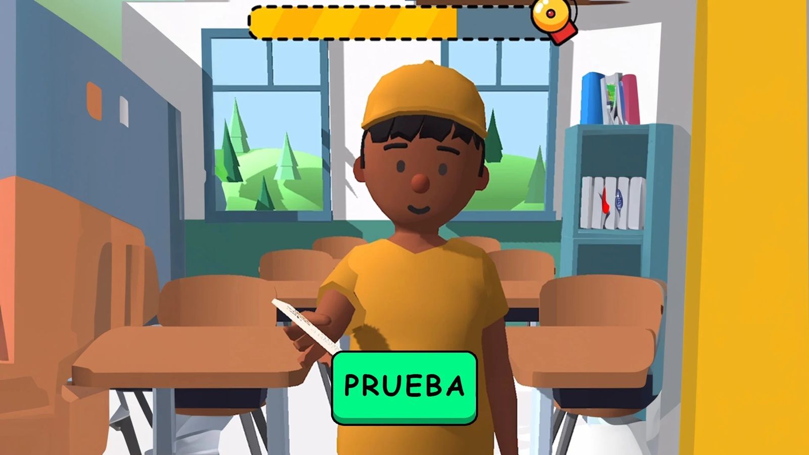 Alumno en clase juego