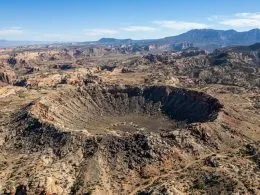 Crater Barringer por IA
