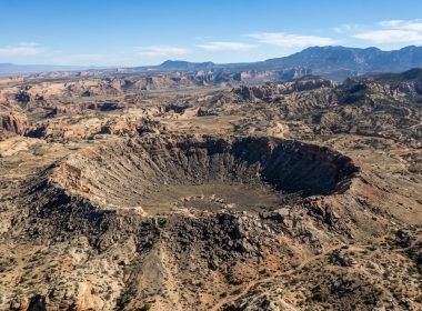 Crater Barringer por IA
