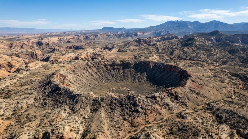 Crater Barringer por IA