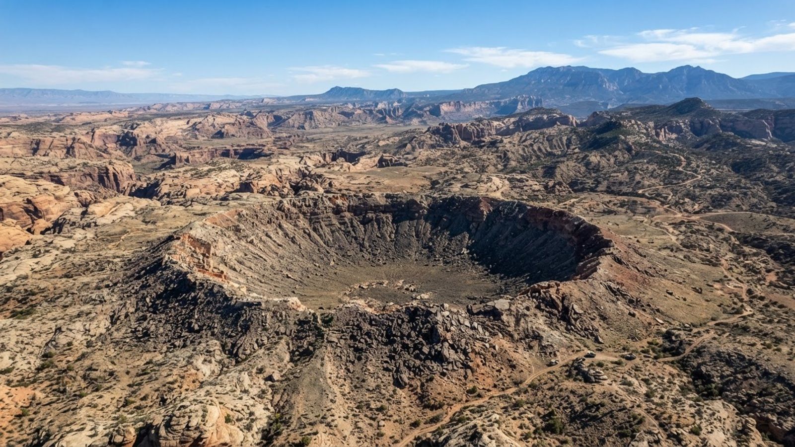 Crater Barringer por IA