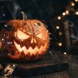 Ia calabaza en halloween