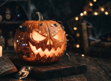 Ia calabaza en halloween