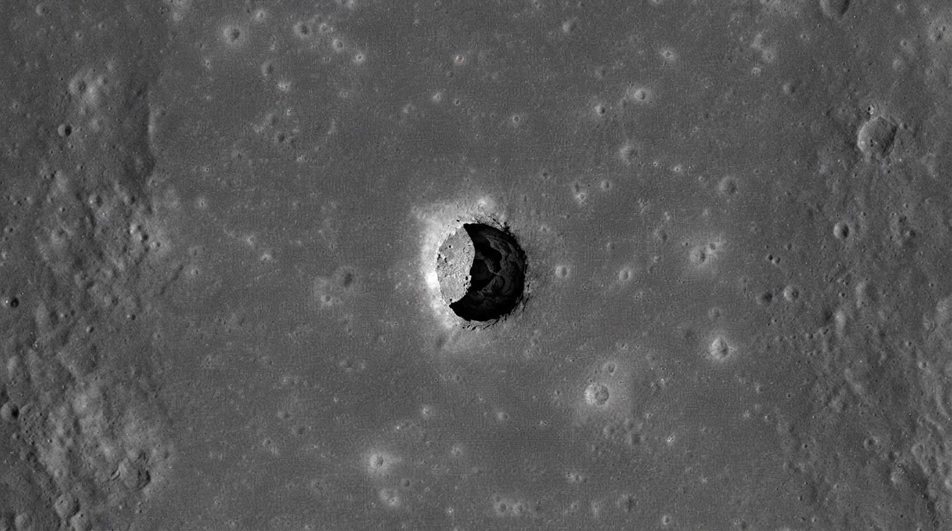 agujero cueva luna
