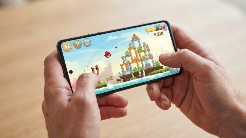 angry birds en un movil