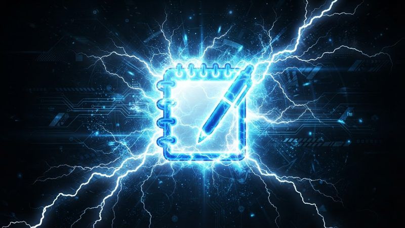 bloc de notas electrico windows