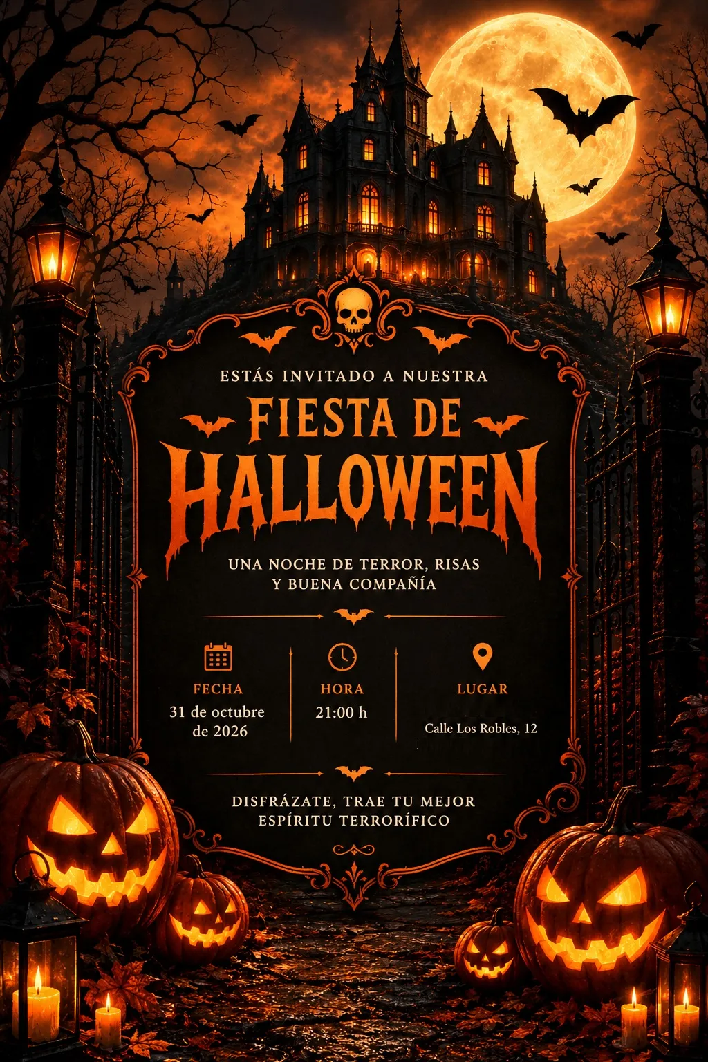 invitacion halloween