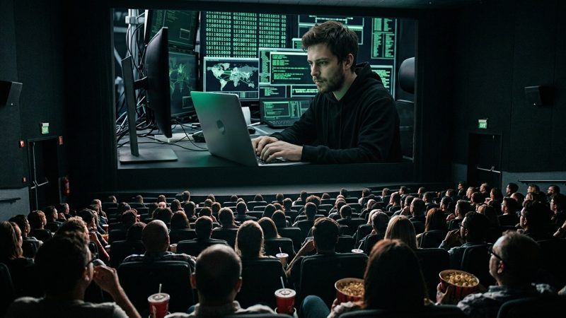 pelicula de hackers en el cine