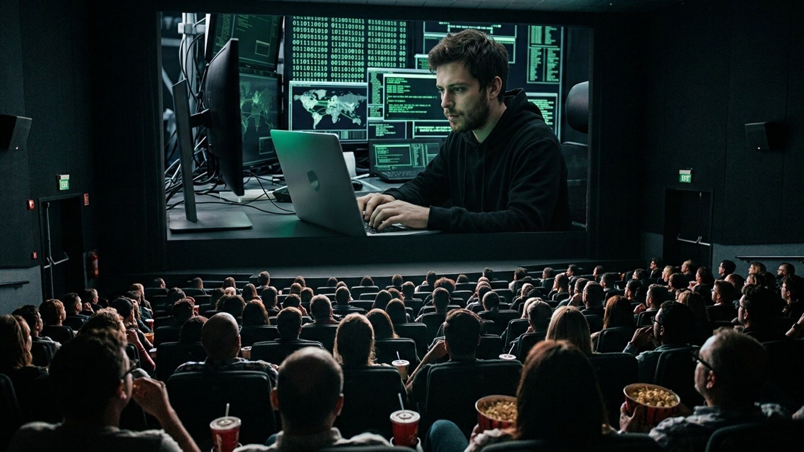 pelicula de hackers en el cine