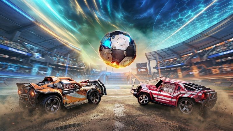 rocket ball coches y pelota