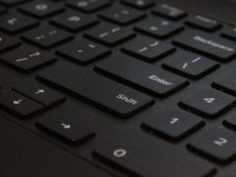 teclado o teclado portátil negro