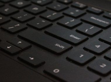 teclado o teclado portátil negro