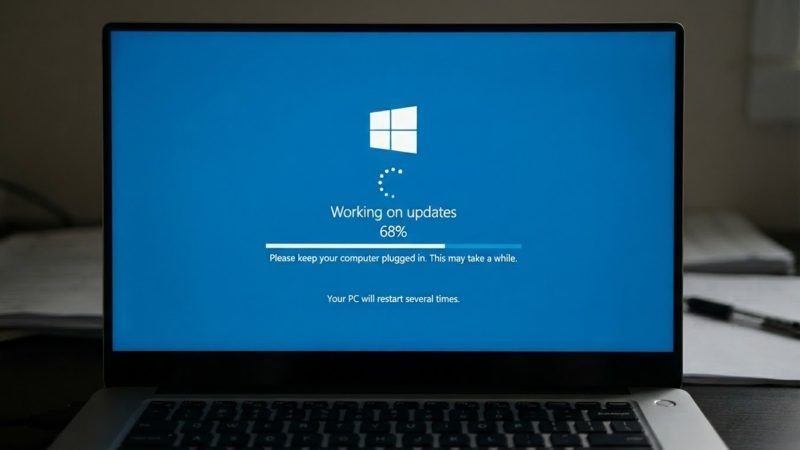 windows actualizándose
