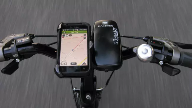 Smartphone como navegador en la bici