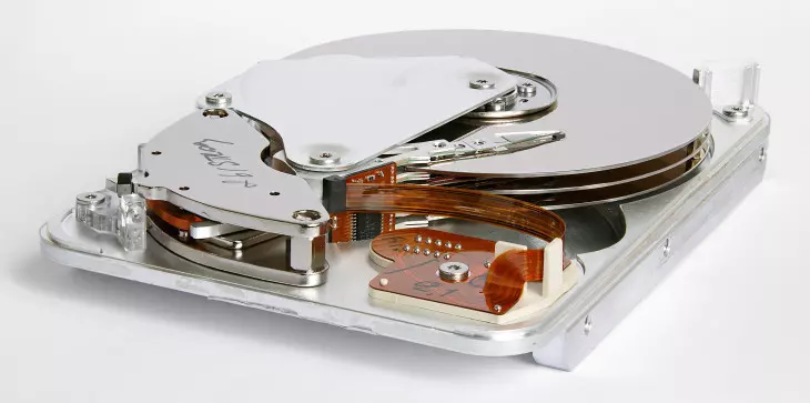 Inner view of a hard disk drive Seagate Medalist ST33232A