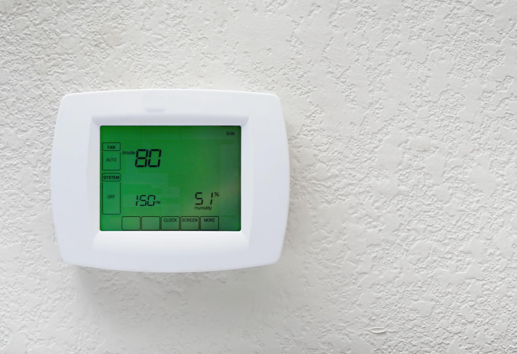 Modern programmable thermostat-energy saving unit
