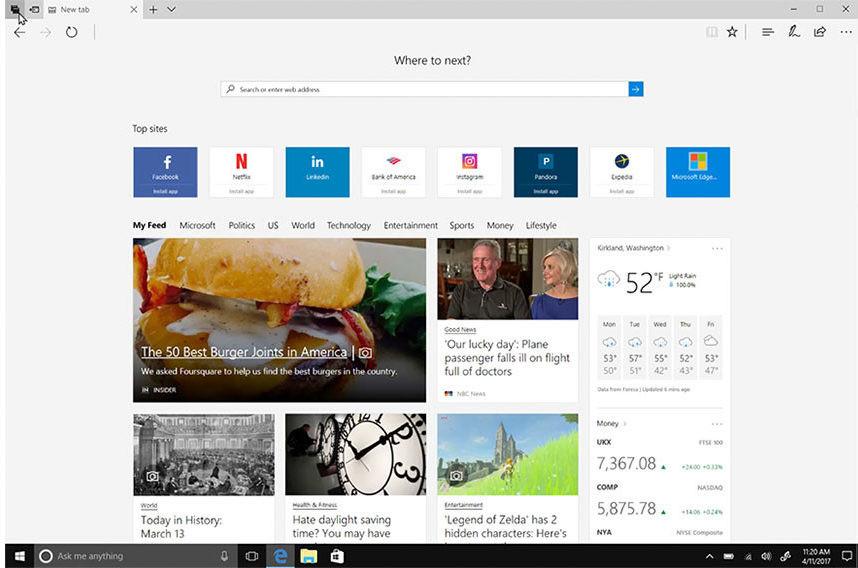 Microsoft Edge ha ganado en estas características al resto de navegadores 