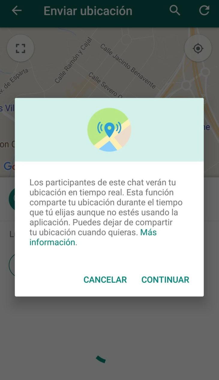 WhatsApp: cómo compartir nuestra ubicación en tiempo real