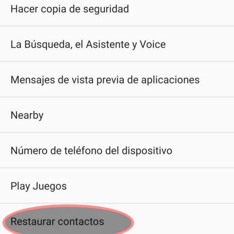 Cómo recuperar contactos perdidos de Android