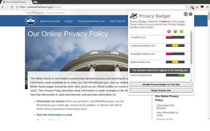 privacidad en Chrome