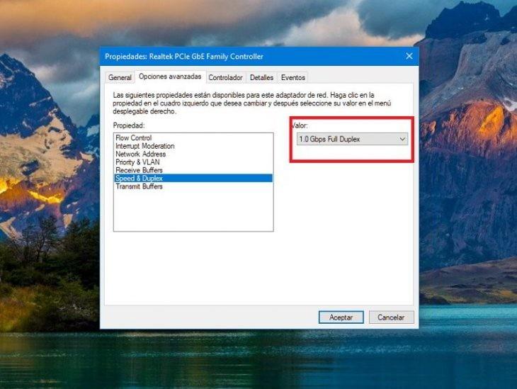 configurar ethernet windows 10