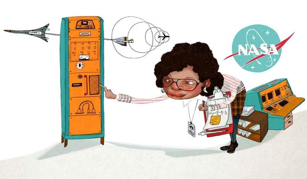 Ilustración de 'Mujeres negras en la ciencia'..