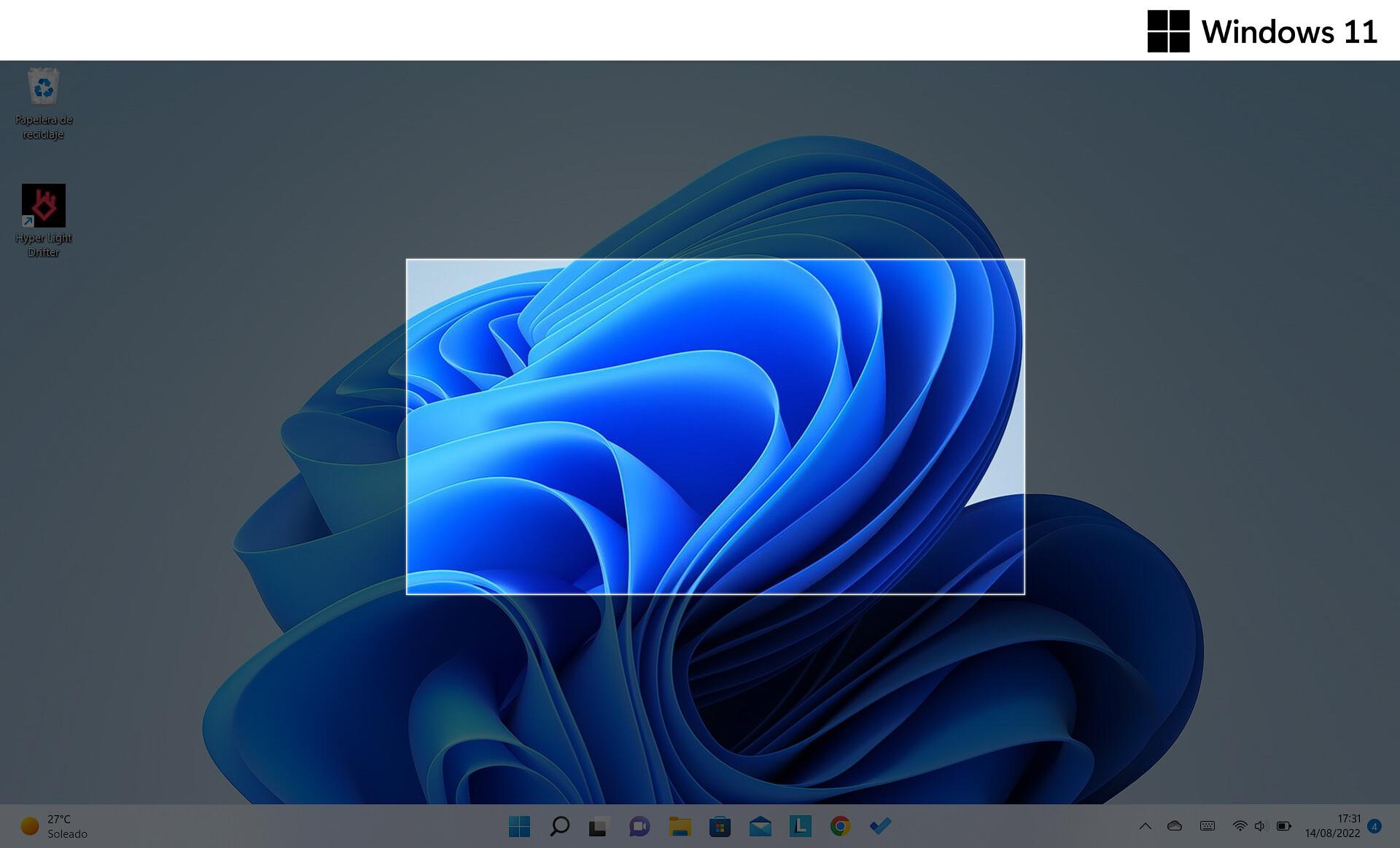 Capturas de pantalla en Windows 11